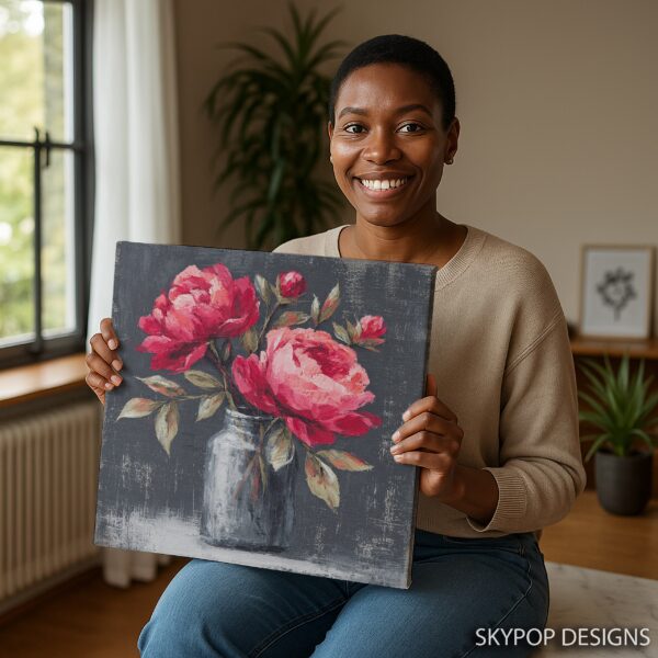 Peony Bouquet Art