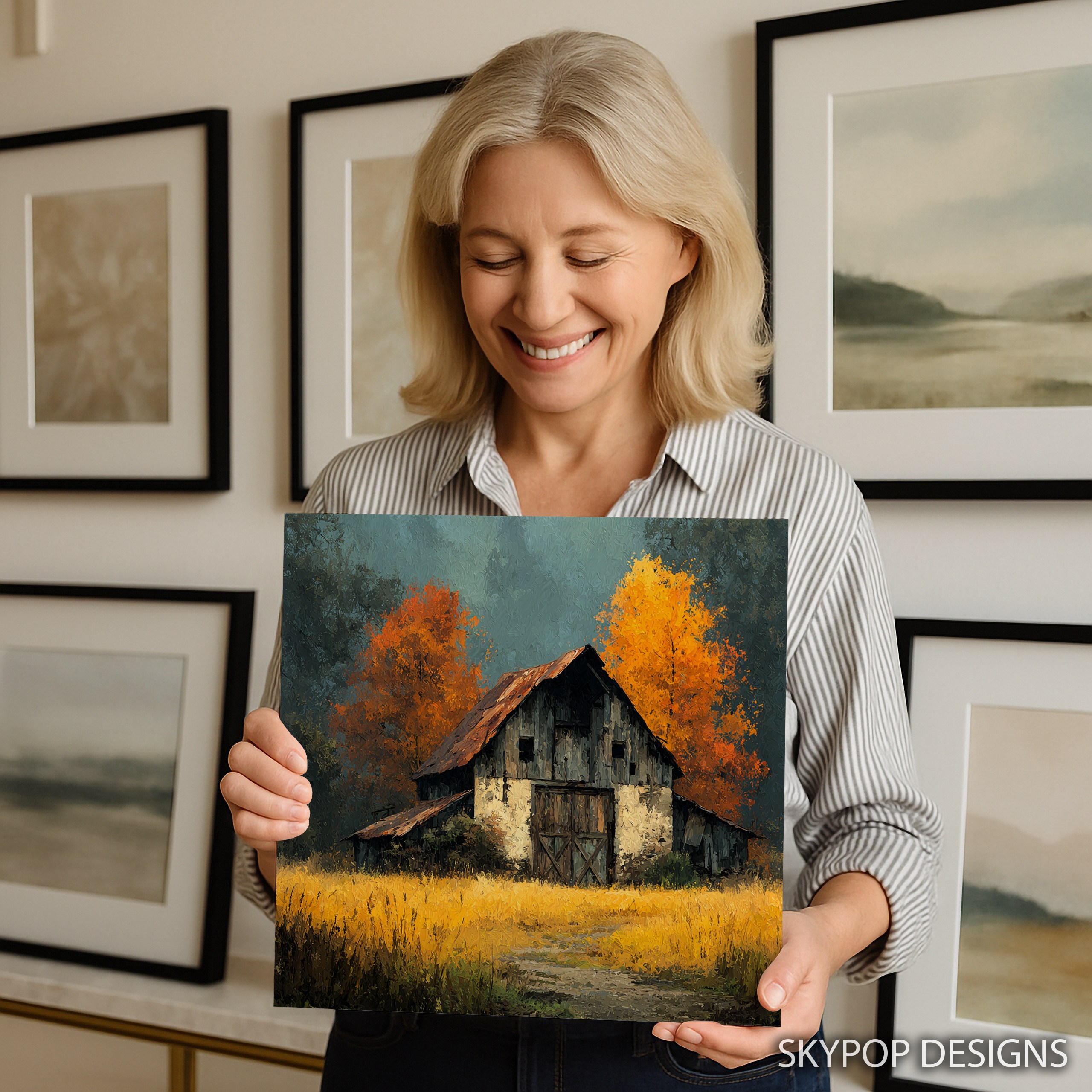 9.jpg Rustic Autumn Barn Art