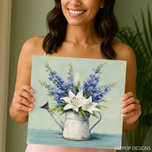 Rustic Watering Can Art