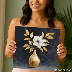 Golden Bloom Art