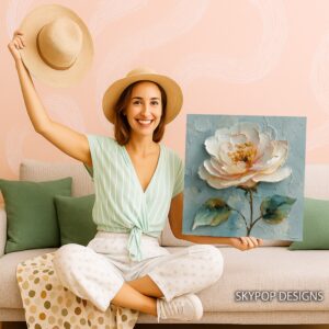Delicate Peony Art