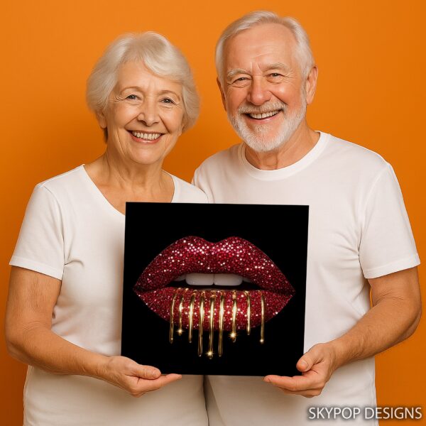 Glamorous Lips Art