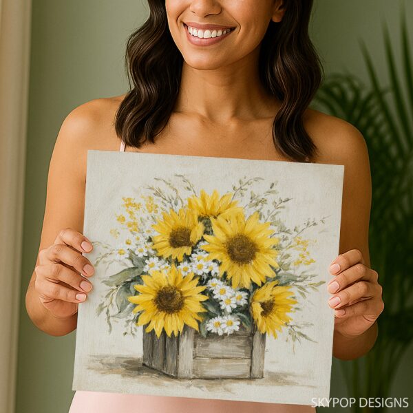 Sunflower Bouquet Art