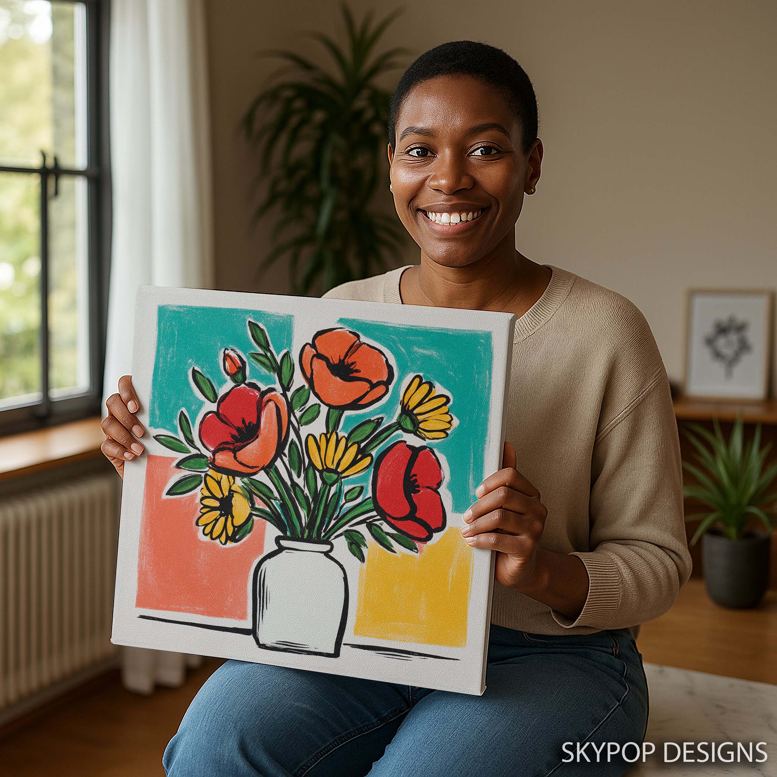 9.jpg Poppy Bouquet Art