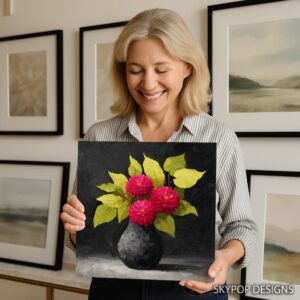 Dahlia Bouquet Art