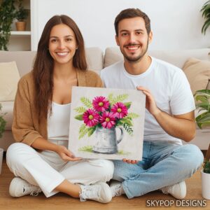 Rustic Daisy Bouquet Art