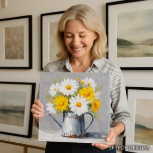 Daisy Bouquet Art