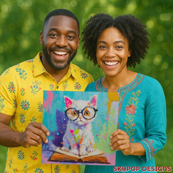 Nerdy Cat Art