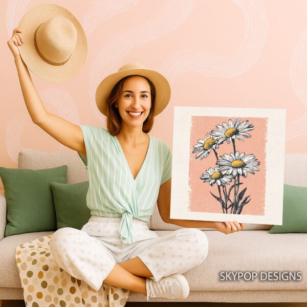 Daisy Flower Art