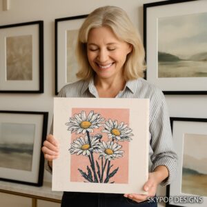 Daisy Flower Art