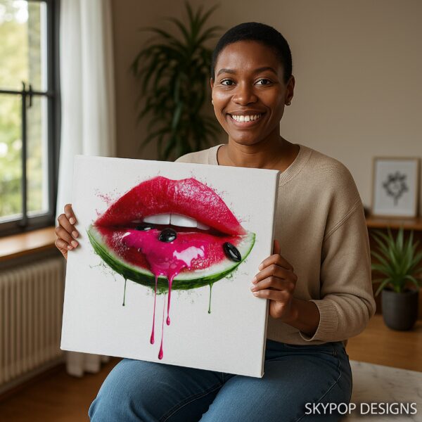 Watermelon Lips Art