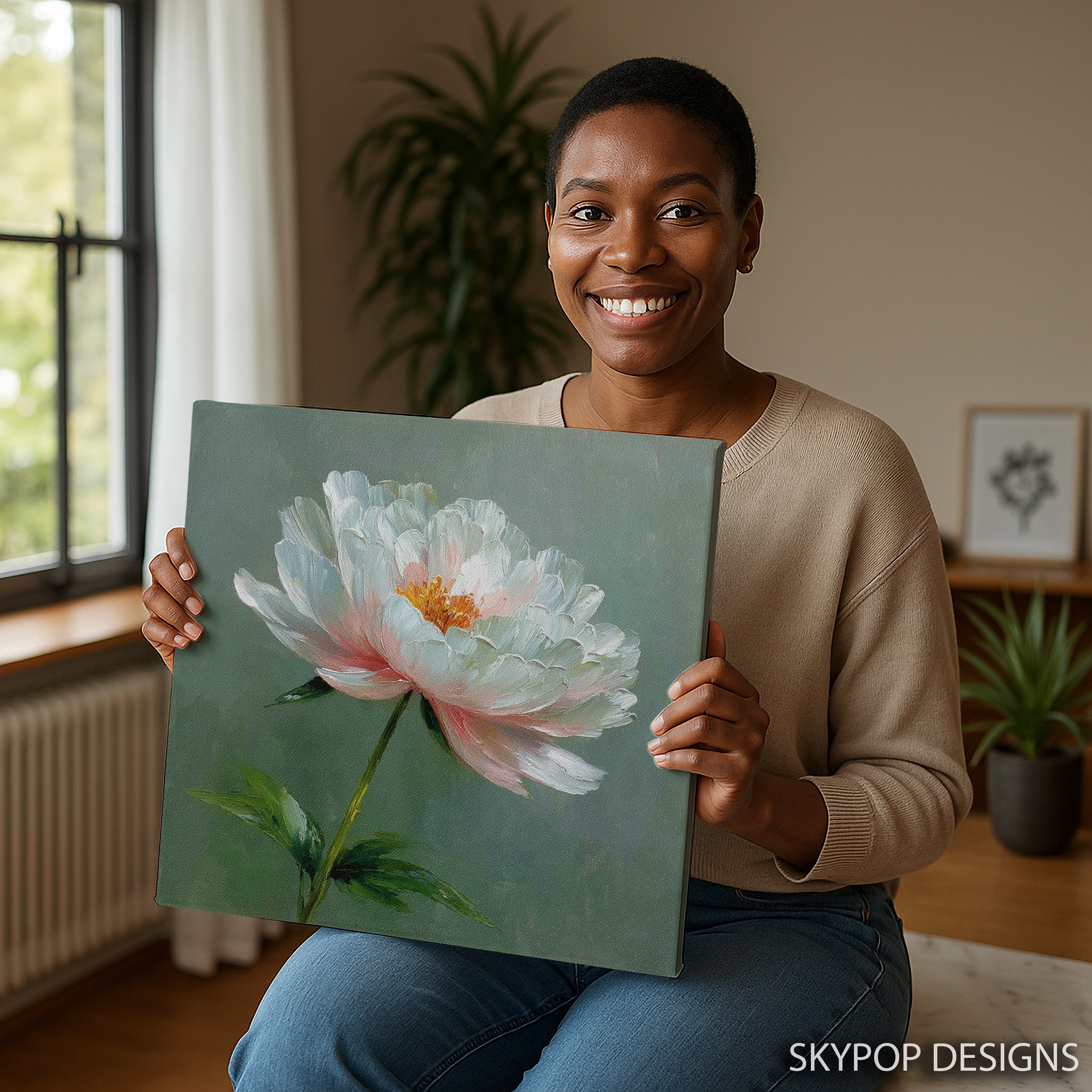 9.jpg Peony Bloom Art