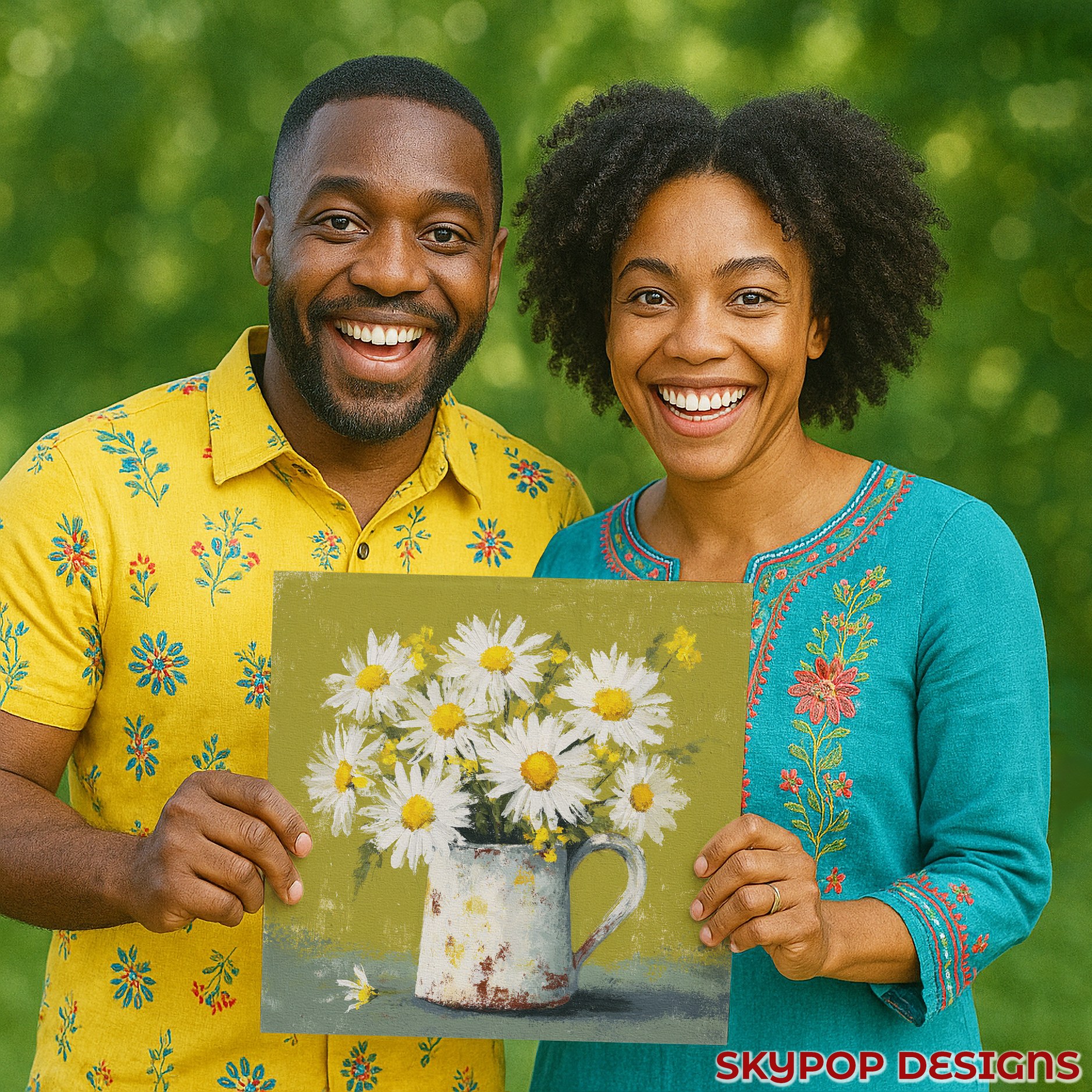 9.jpg Daisy Bouquet Art