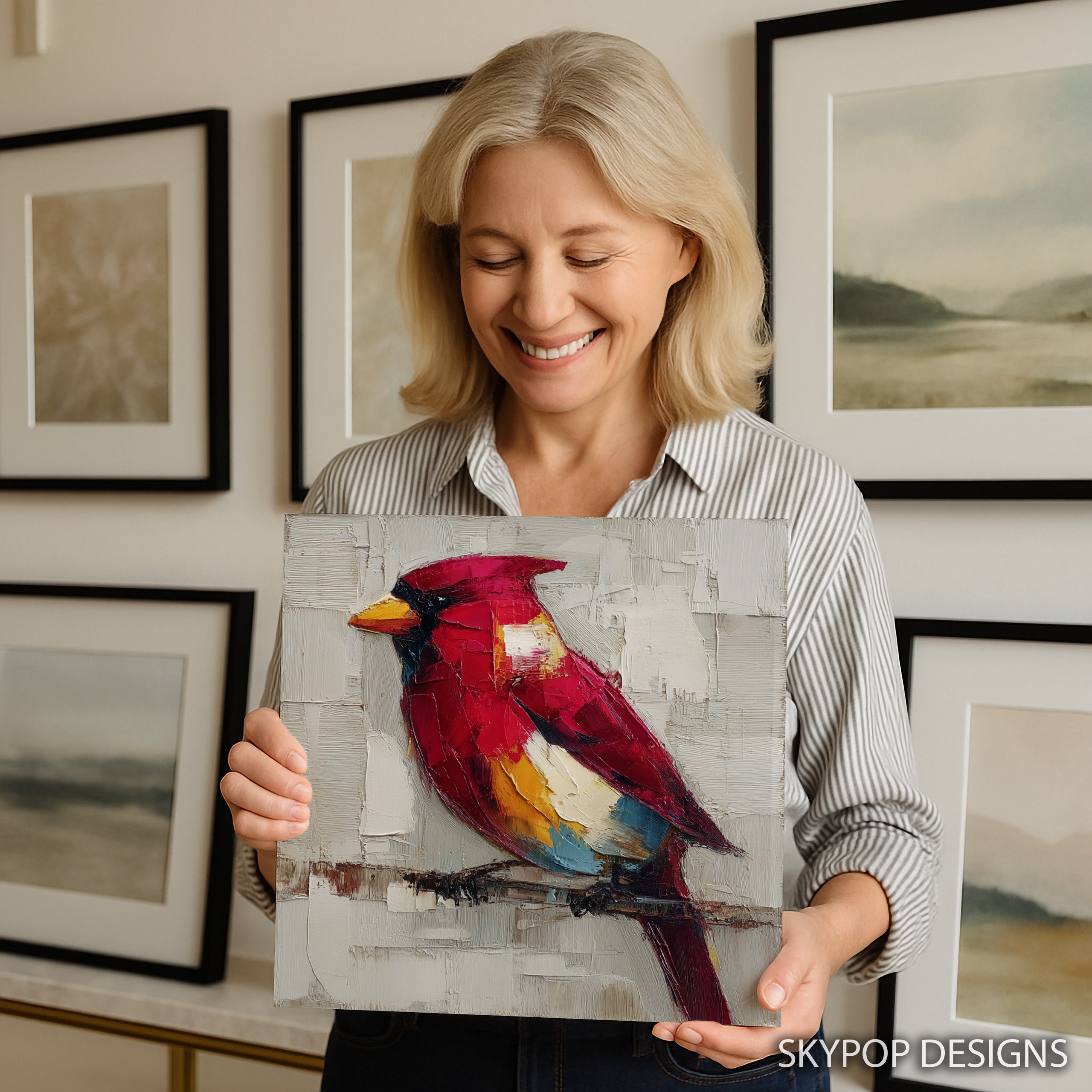 9.jpg Cardinal Bird Art