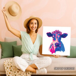 Cow Floral Art