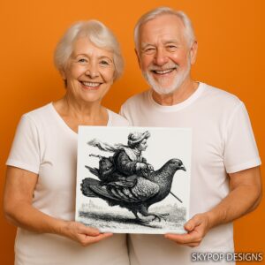 Pigeon Rider Art