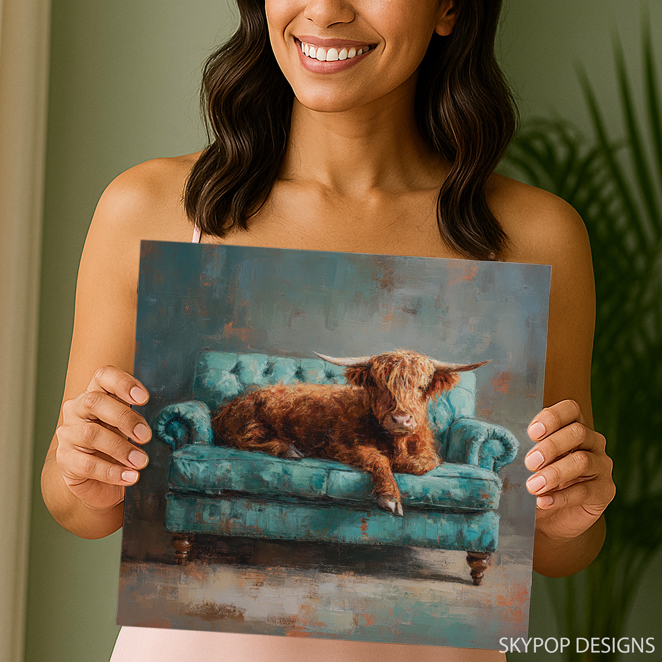 9.jpg Highland Cow Art