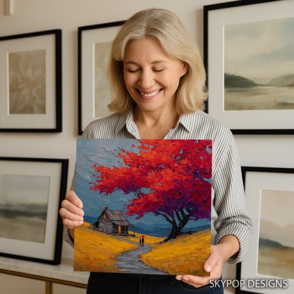 Autumn Cabin Art