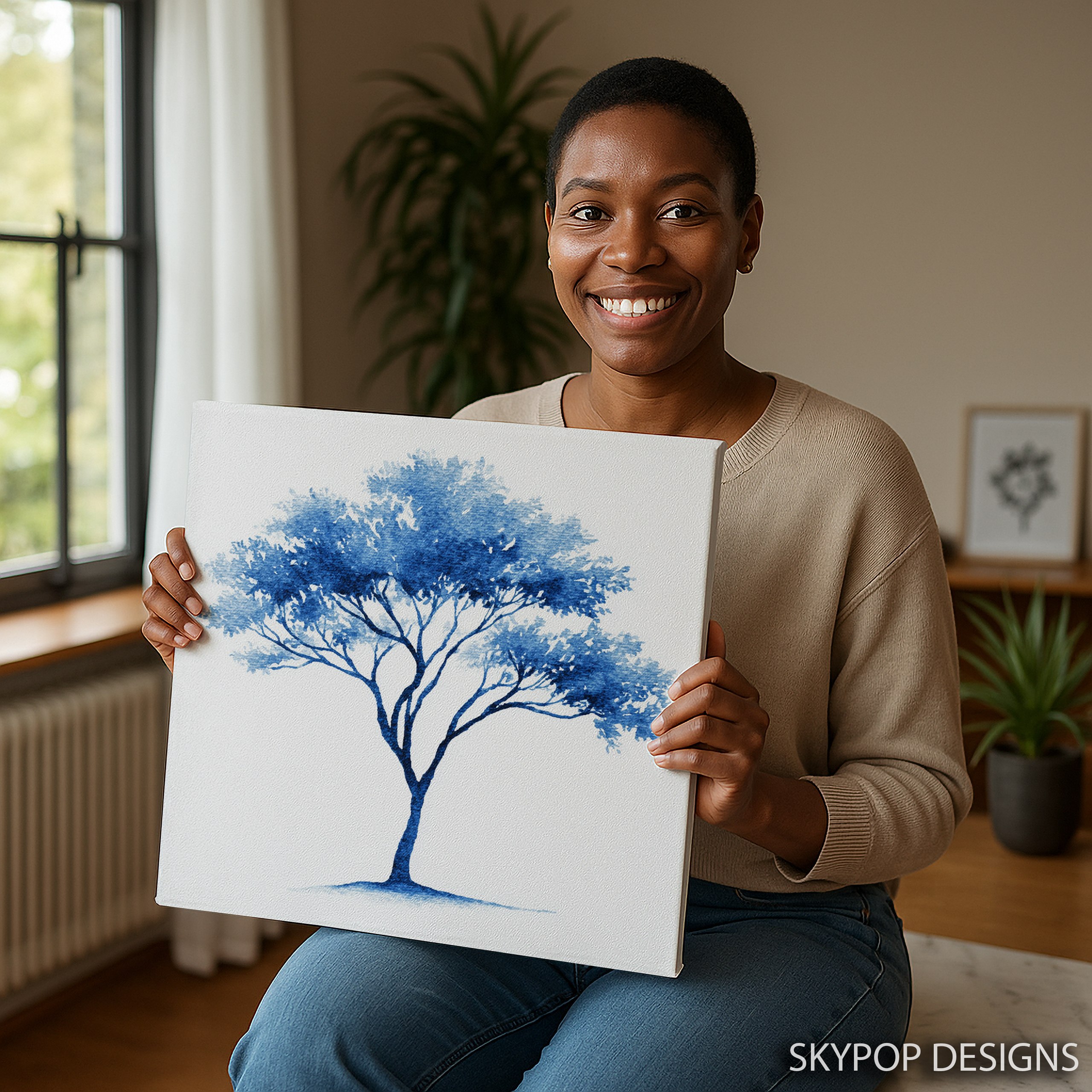9.jpg Blue Tree Art
