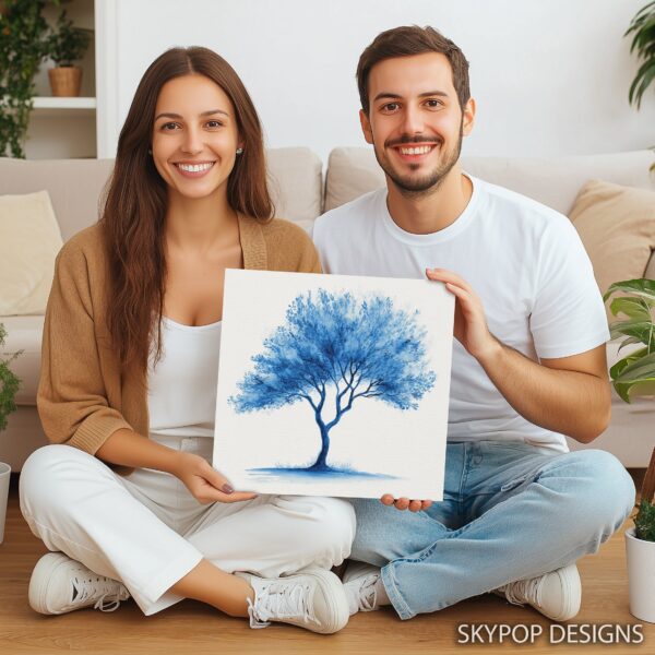 Blue Tree Art