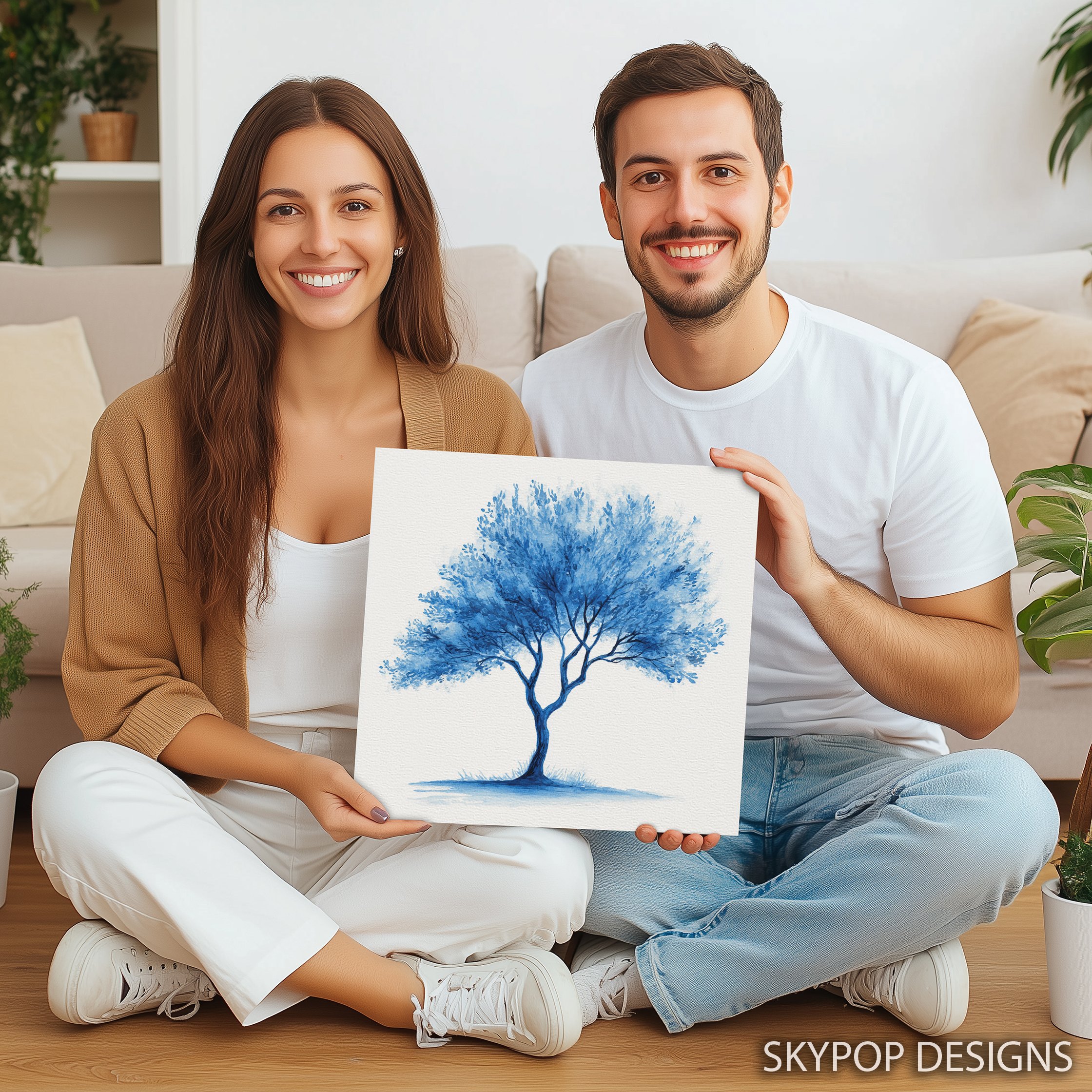 9.jpg Blue Tree Art