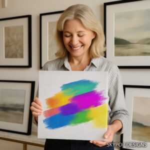 Vibrant Brushstrokes Art