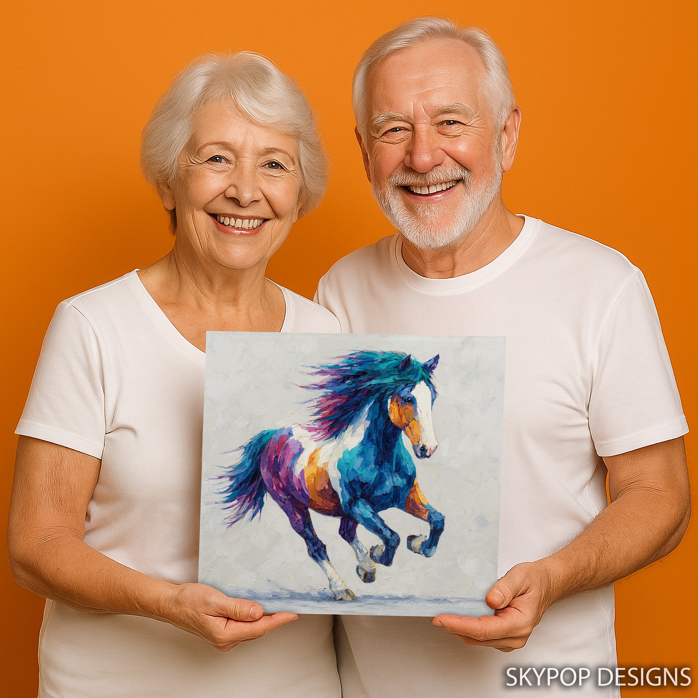 9.jpg Colorful Horse Art