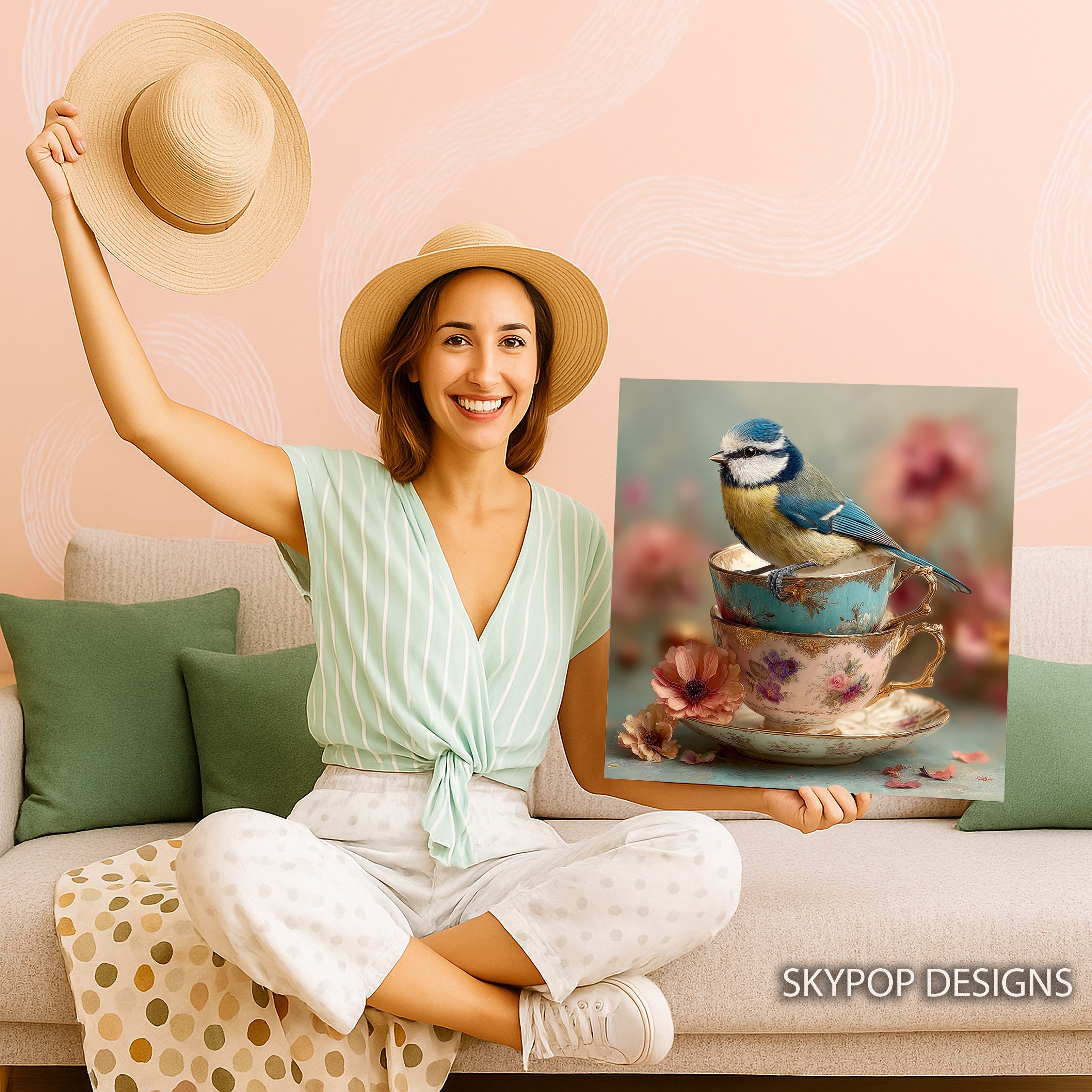 9.jpg Blue Tit Art