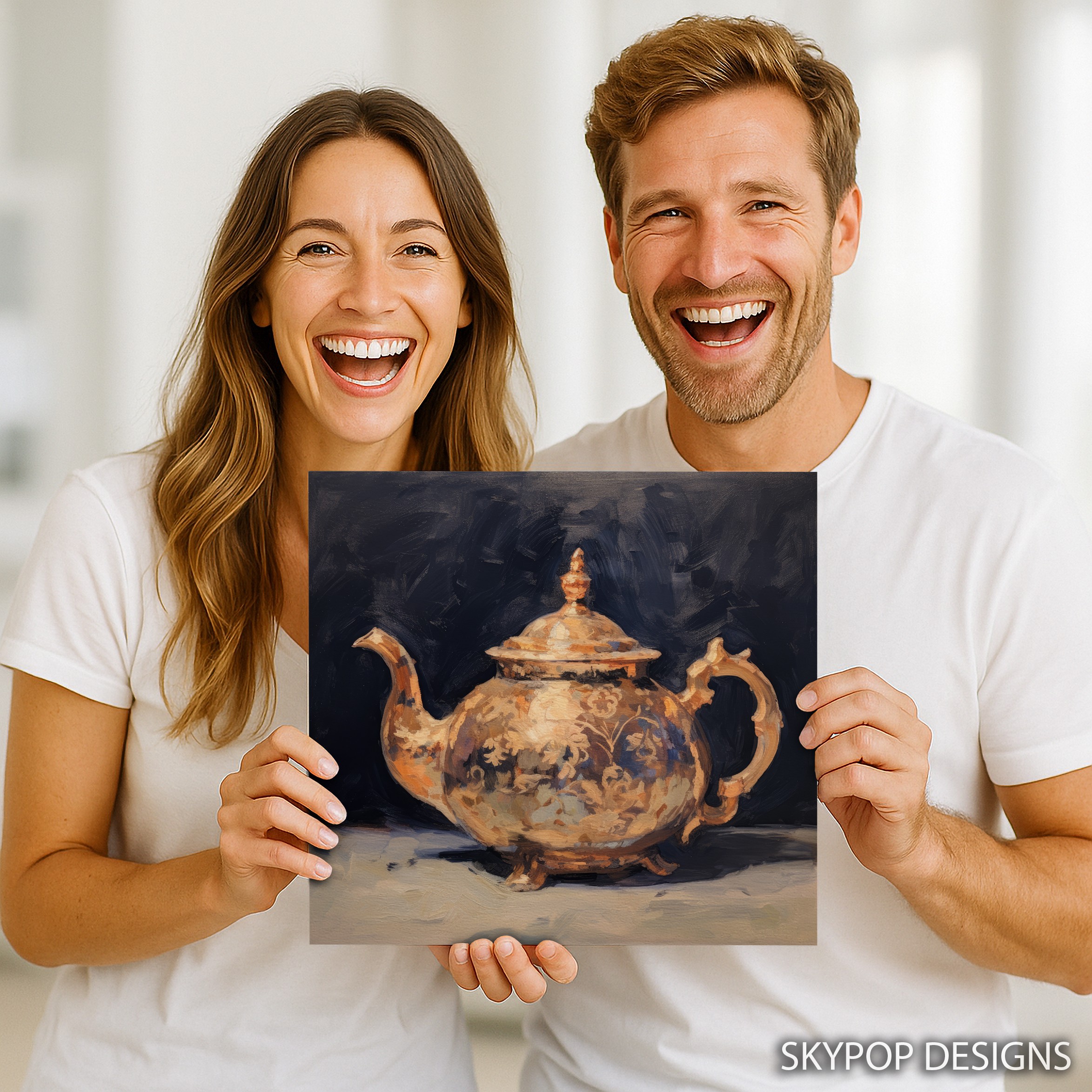 9.jpg Ornate Teapot Kitchen Art