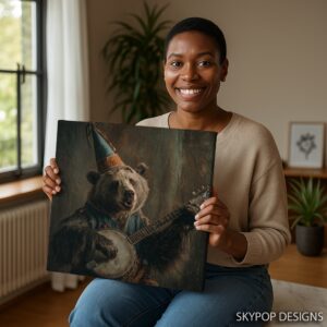 Bear Banjo Art