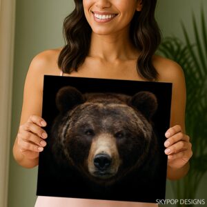 Bear Face Art