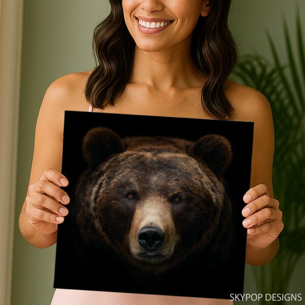 Bear Face Art