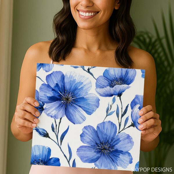 Blue Poppy Art