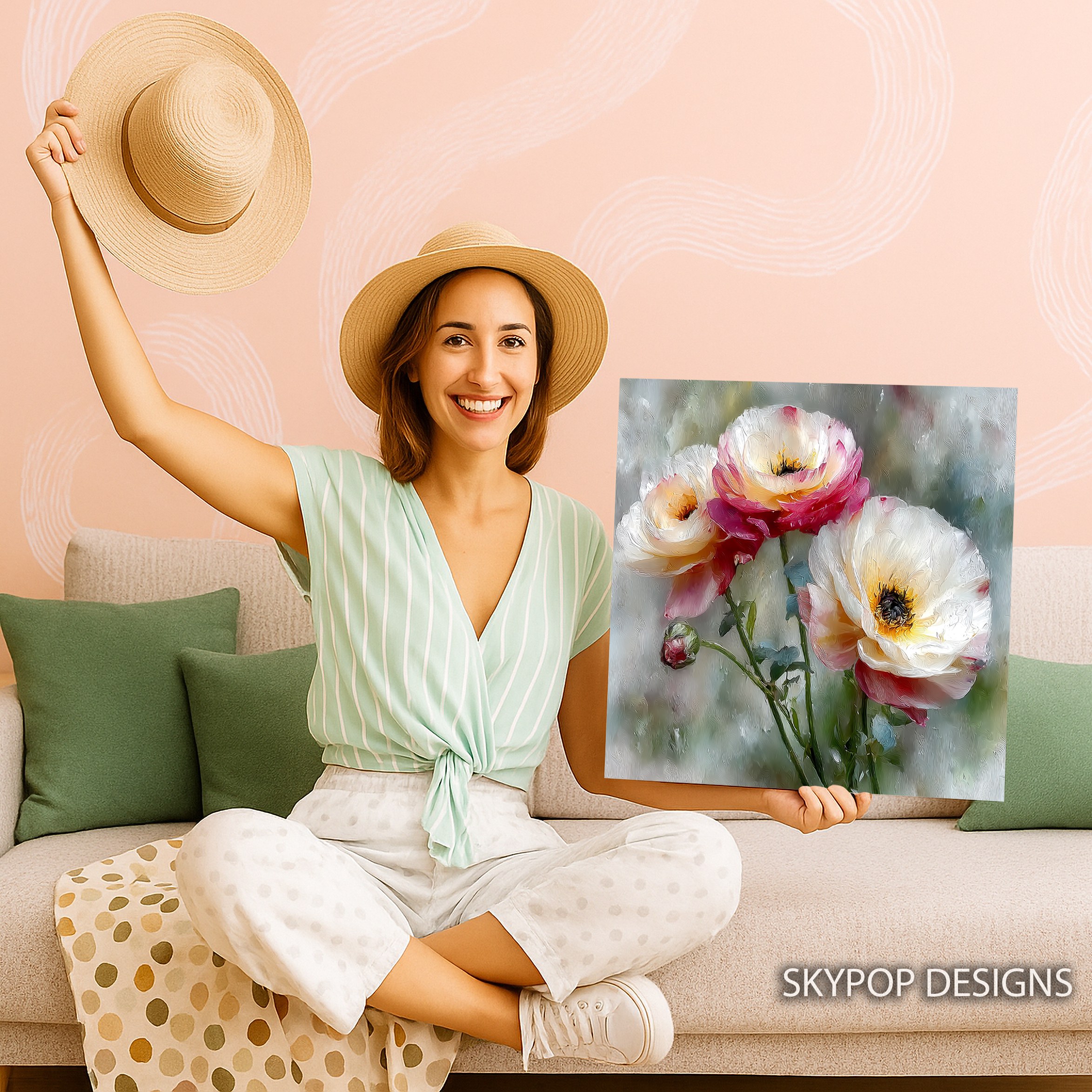 9.jpg Dreamy Ranunculus Bloom Art
