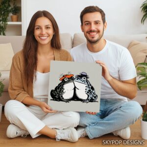Frog Couple Art