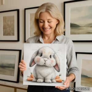 Bunny Carrot Art