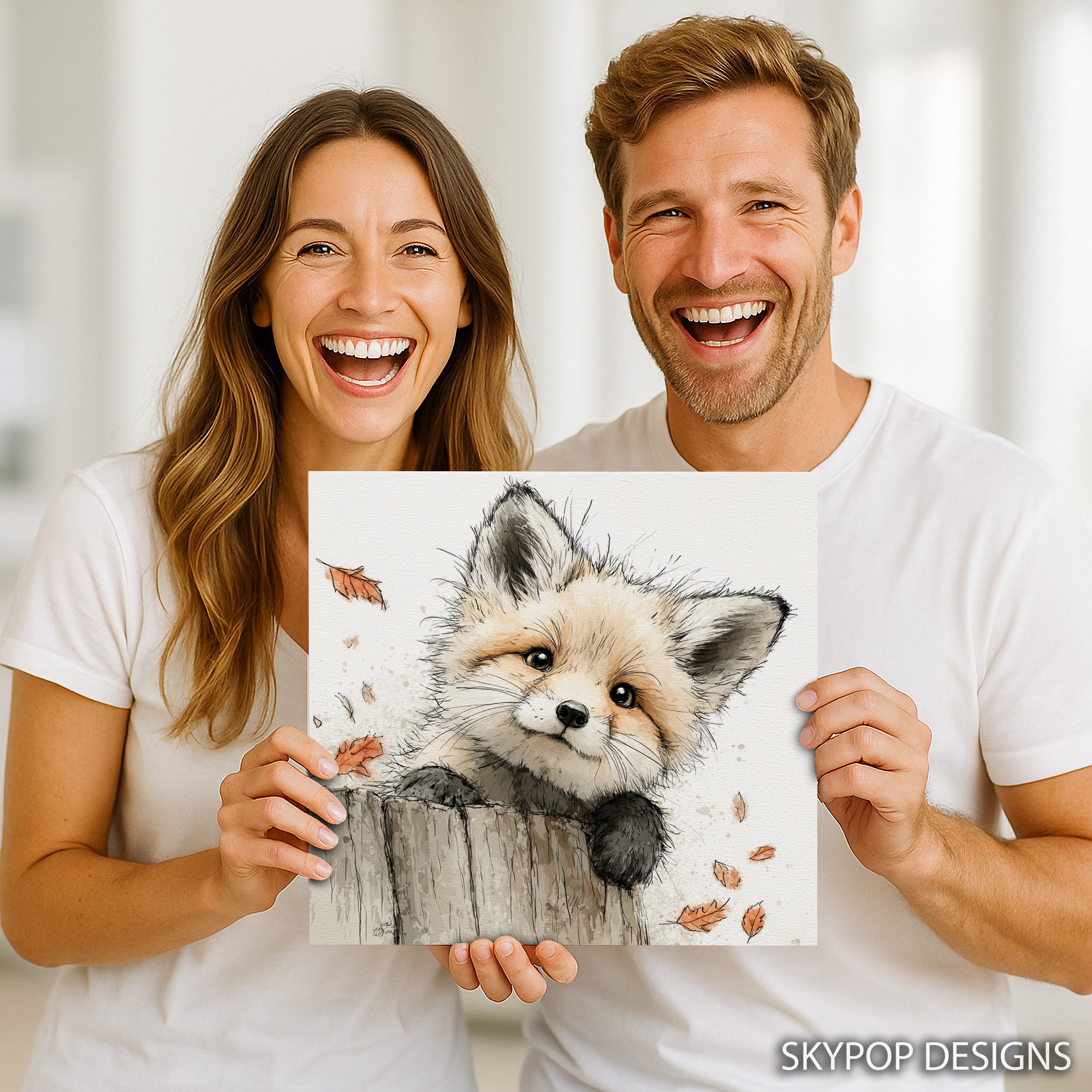 9.jpg Fox Autumn Art