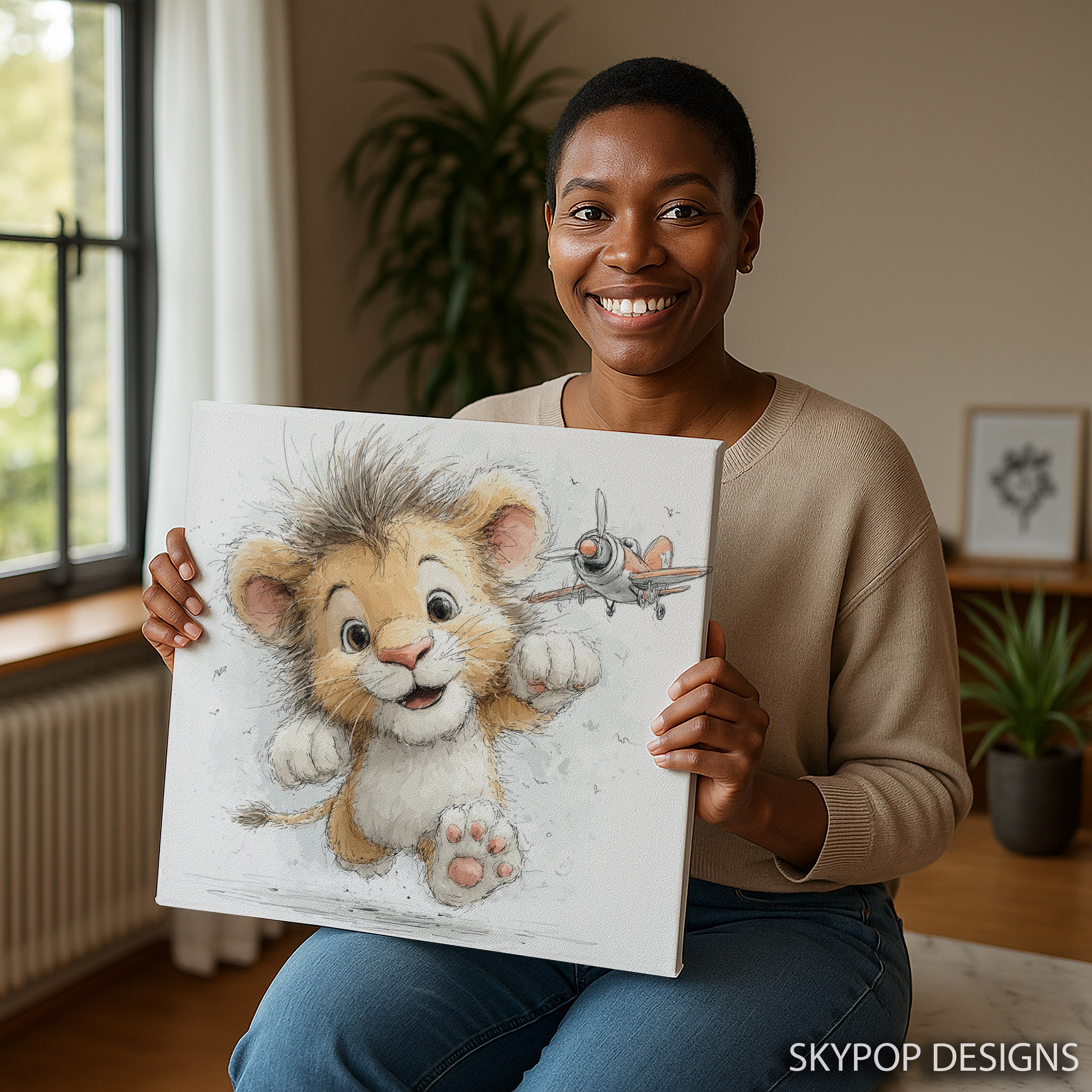 9.jpg Baby Lion Art