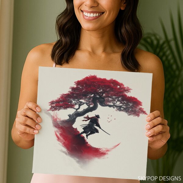 Red Tree Samurai Art