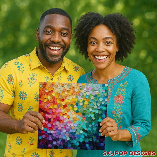 Vibrant Circles Art