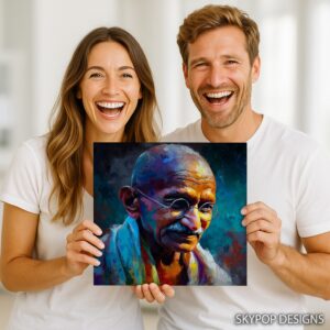 Gandhi Portrait Art