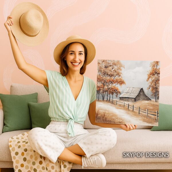 Autumn Barn Art