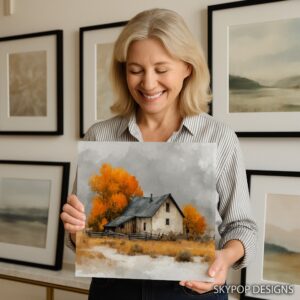 Autumn Barn Art