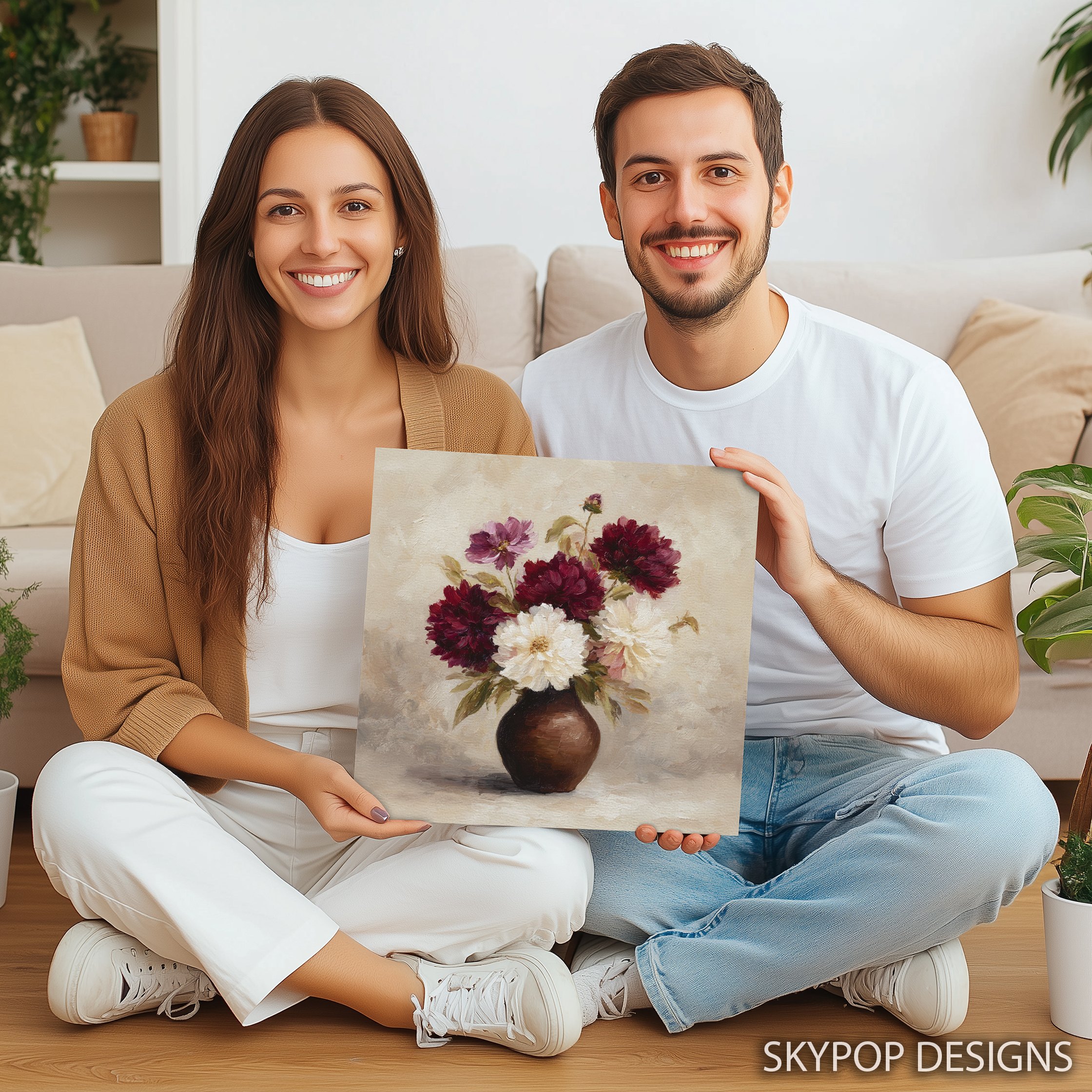 9.jpg Elegant Flower Vase Art