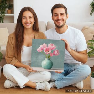 Pink Tulips Art