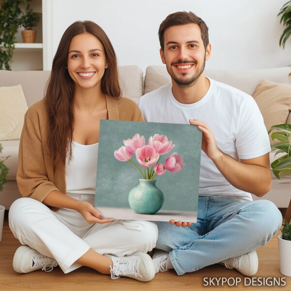 Pink Tulips Art