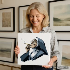 Smoking Nun Art
