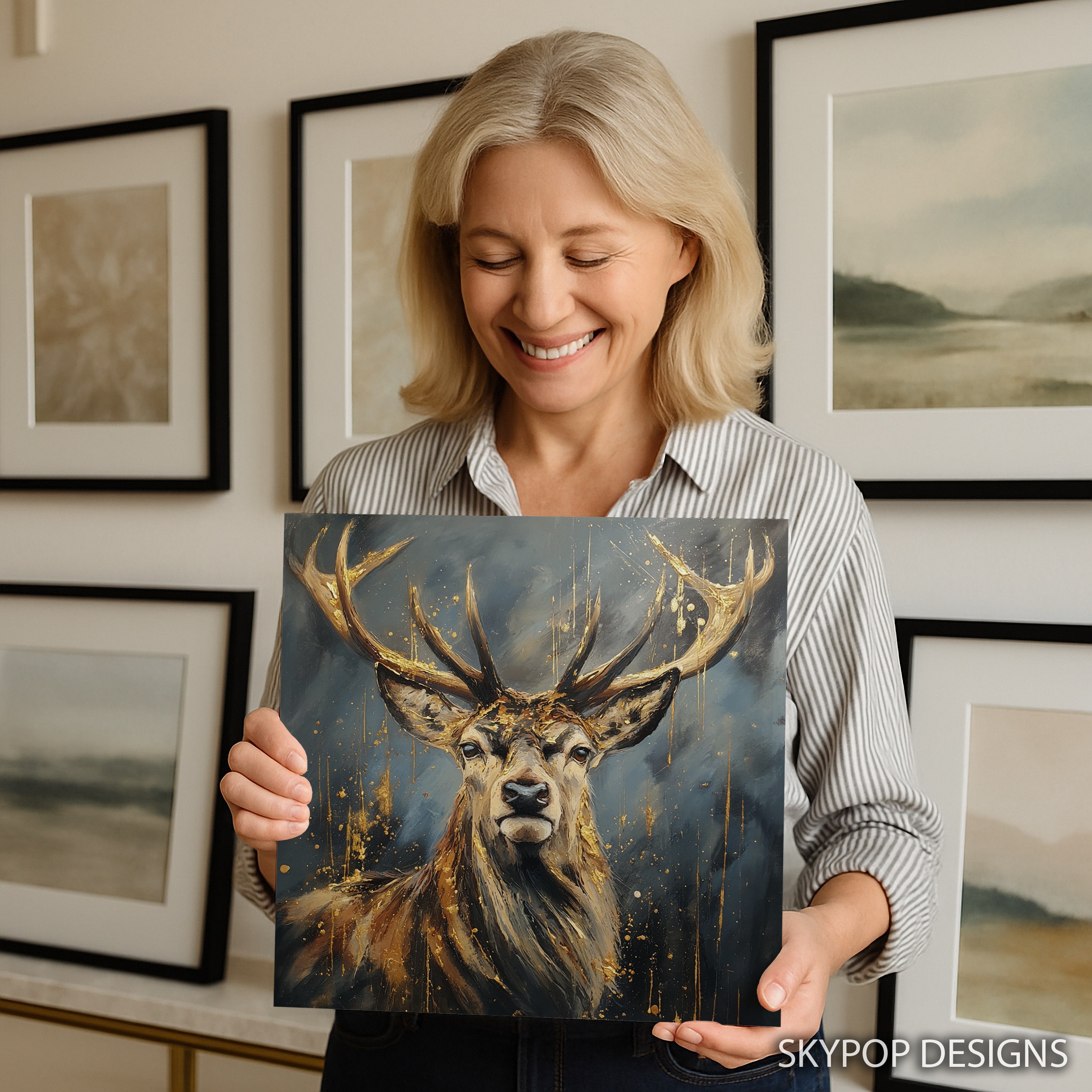 9.jpg Deer Art
