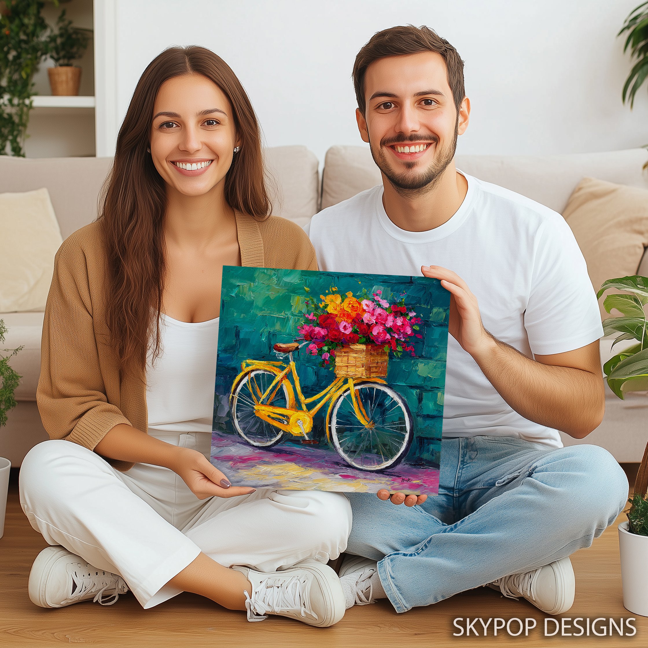 9.jpg Bicycle Flower Basket Art