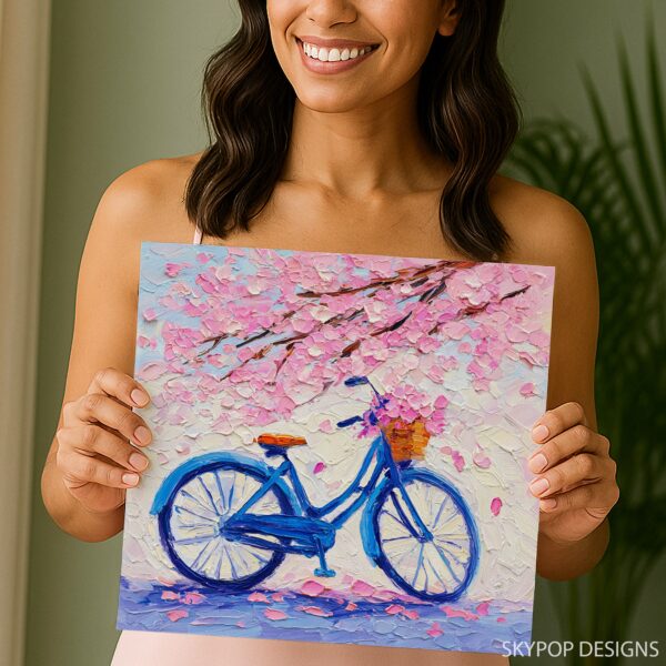 Cherry Blossom Bicycle Art